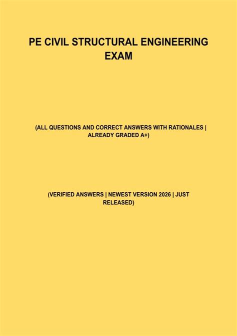 civil pe structural exam design standards