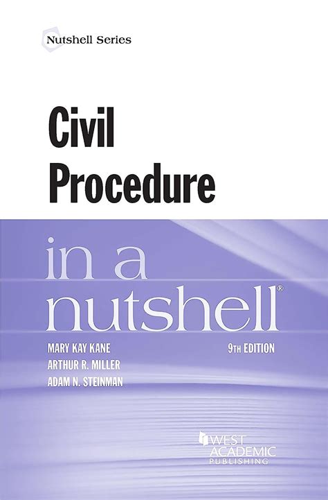 Civil Procedure In A Nutshell Nutshell Series