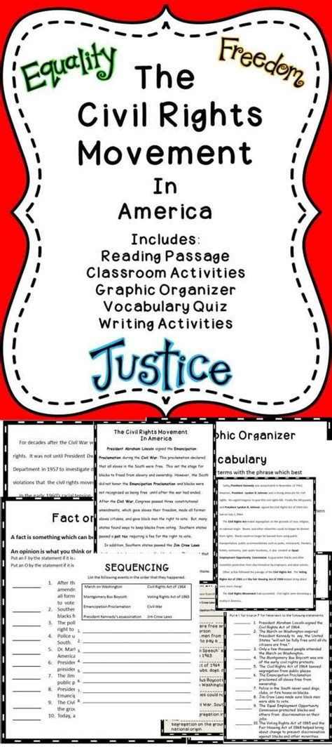 Civil Rights 5th Grade Worksheets Amp Teaching Resources Civil Rights Worksheet 5th Grade - Civil Rights Worksheet 5th Grade