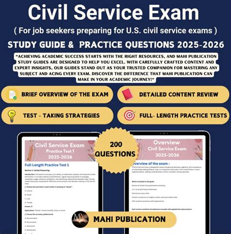 Civil Service Study Guide Practice Exam