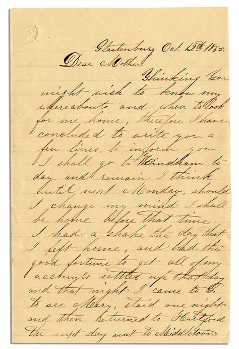 Civil War Letter Of September 25 1862 Civil War Letter Writing - Civil War Letter Writing