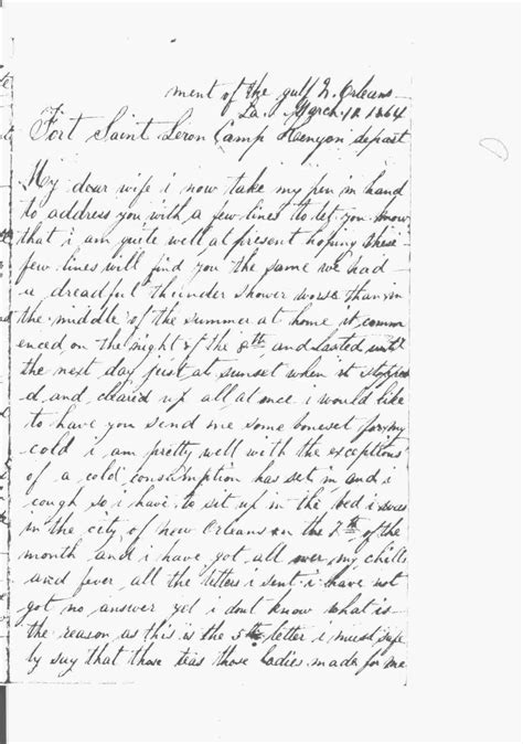 Civil War Letters Wife Writes Of Missing Husband Civil War Letter Writing - Civil War Letter Writing
