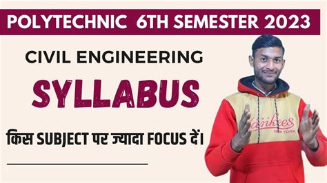 Full Download Civil Engineering 6Th Sem Syllabus 