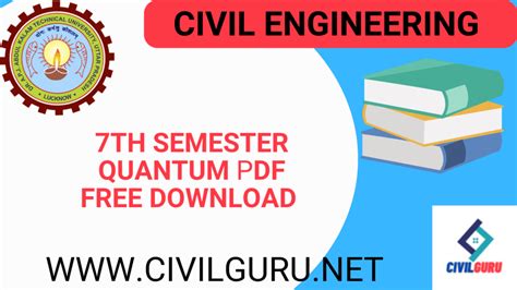 Read Online Civil Engineering 7Th Sem Be Notes 
