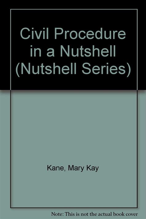 Full Download Civil Procedure In A Nutshell Nutshell Series 