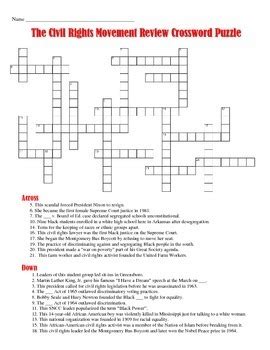 Read Online Civil Rights Puzzles Answer Key 