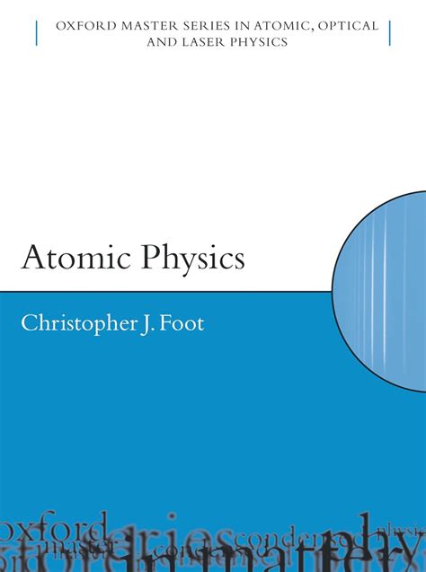 Cj Foot Atomic Physics Pdf