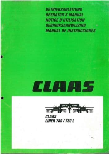 Read Claas Liner 780 Manual 