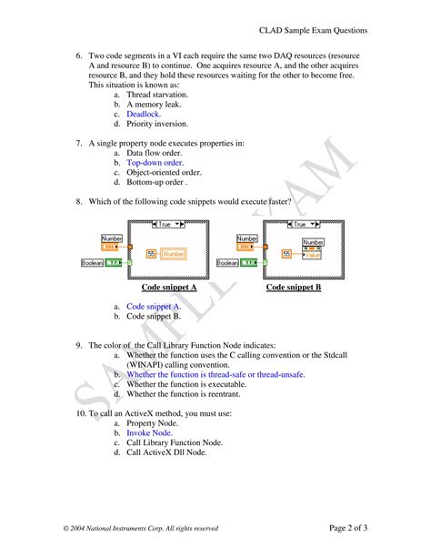 Download Clad Sample Papers 