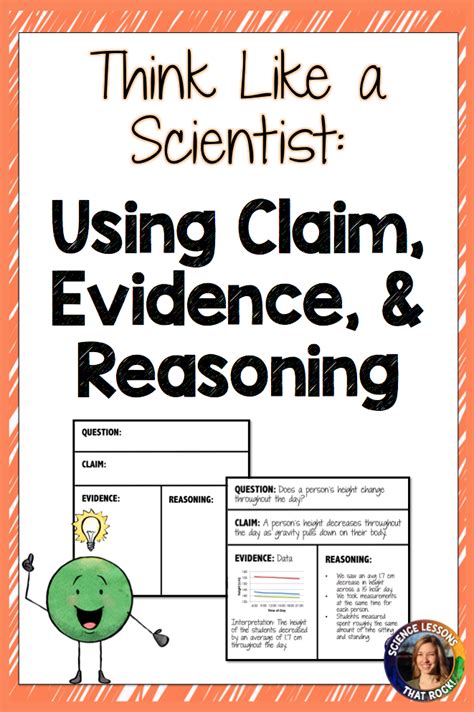 Claims Evidence Reasoning Science Worksheet   About Us - Claims Evidence Reasoning Science Worksheet