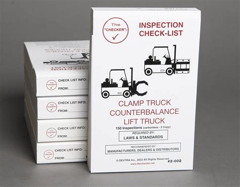 Clamp Truck Checklist
