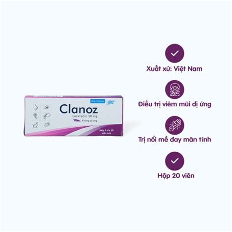 clanoz | CLANOZ 10MG iu tr cc triu chng