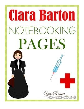 Clara Barton Notebooking Pages Year Round Homeschooling Clara Barton Coloring Pages - Clara Barton Coloring Pages