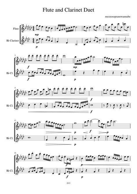 clarinet flute duet