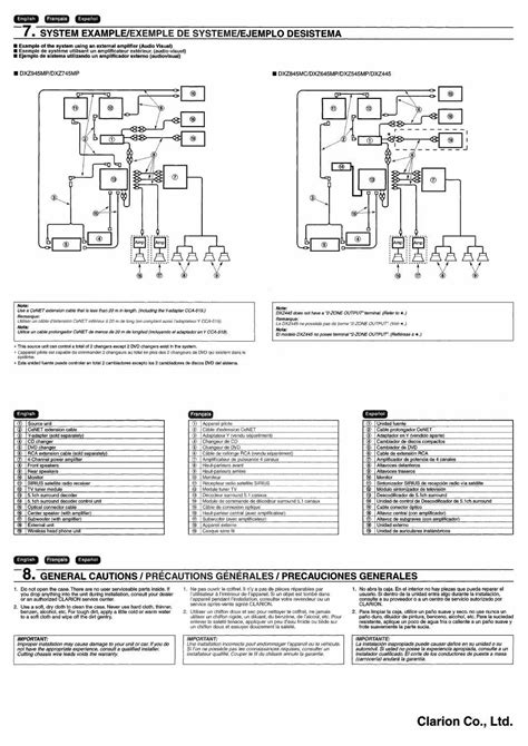 Download Clarion Cdc634 User Guide 