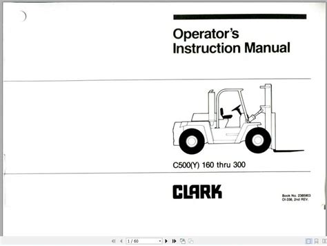 Download Clark Forklift C500 Manual 