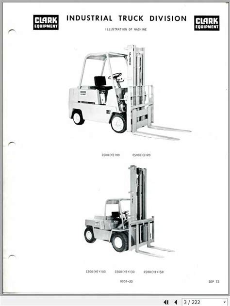 Read Clark Forklift Model C500 Y100 Manual 