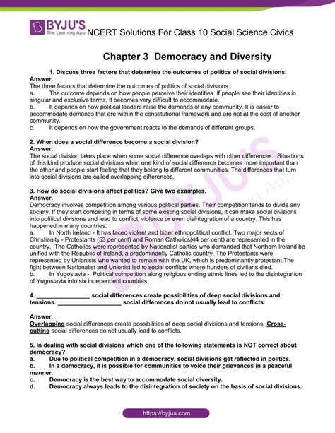 Class 10 Civics Chapter 3 Notes