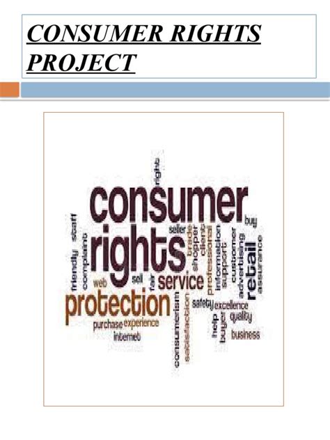 Class 10 Consumer Rights Project