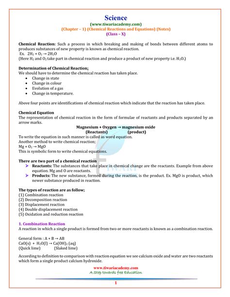 Class 10 Science Notes Nepal Grilldore
