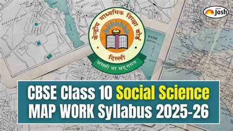 Class 10 Social Science Map Work Topics List Studykamaal