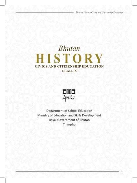 Class 12 Bhutan Civics