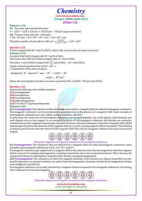Class 12 Chemistry Chapter 1 Pdf