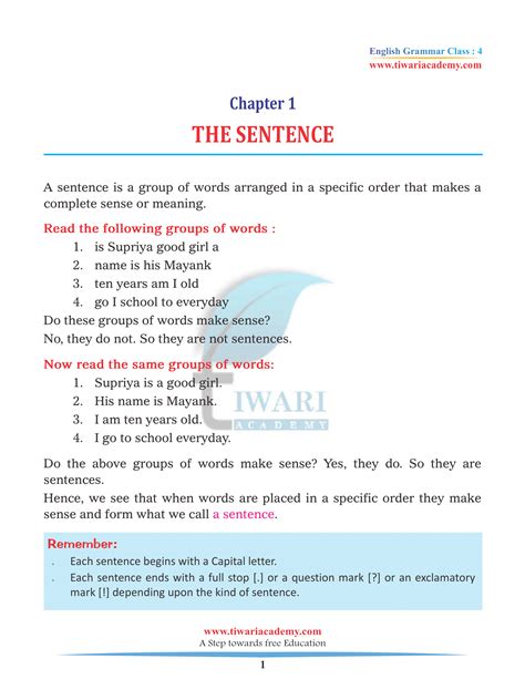 Class 4 English Grammar Chapter 15 Conjunctions Tiwari Conjunction Exercises For Grade 4 - Conjunction Exercises For Grade 4