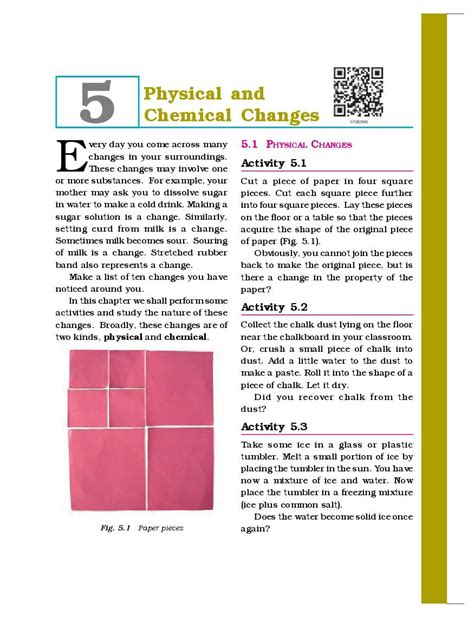 Class 7 Chapter 5 Physical And Chemical Changes Worksheet 2 Physical Chemical - Worksheet 2 Physical Chemical