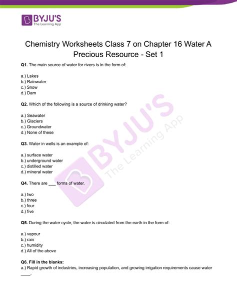 Class 7 Chemistry Worksheet On Chapter 6 Physical Physical Chemical Changes Worksheet - Physical Chemical Changes Worksheet
