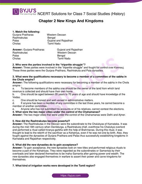 Class 7 History Chapter 2 Notes