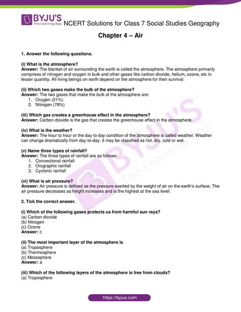 Class 7th Geography Chapter 4