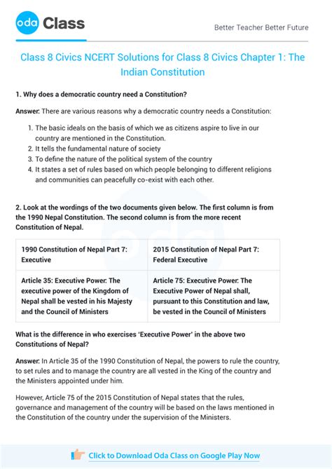 Class 8 Civics Chapter 1