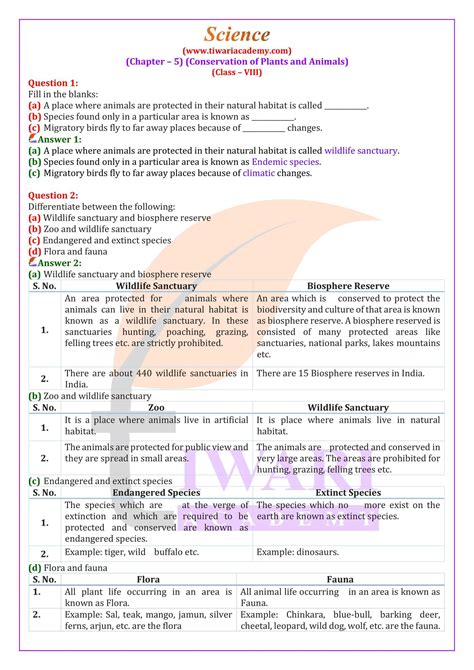 Class 8 Science Chapter 5 Question Answer