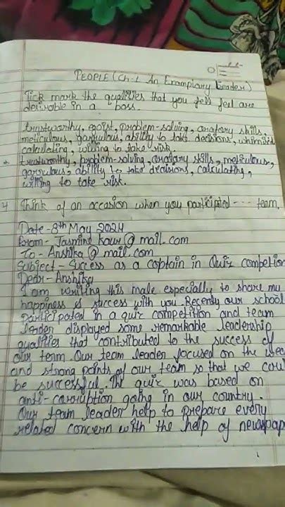 Class 9 English Mcb Unit 5