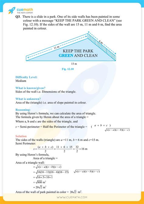 Class 9 Herons Formula