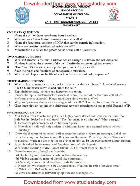 Class 9 Science Cbse Worksheet For Atoms And Atom And Molecule Worksheet - Atom And Molecule Worksheet