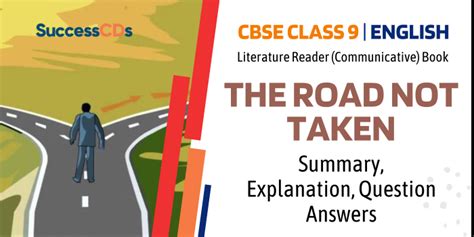 Class 9 The Road Not Taken Summary