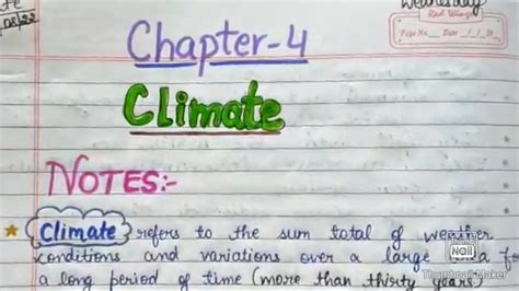 Class 9th Climate Notes