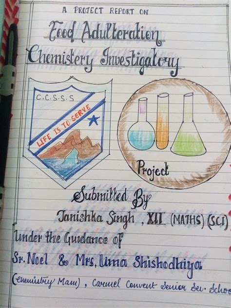 class xii chemistry project