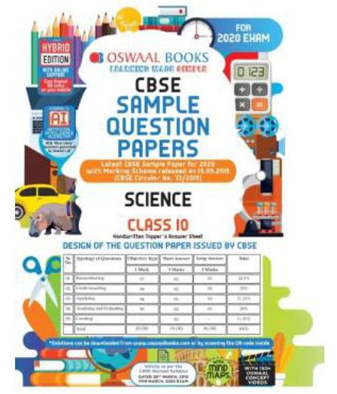 Read Online Class 10 Oswaal Sample Paper Solutions 