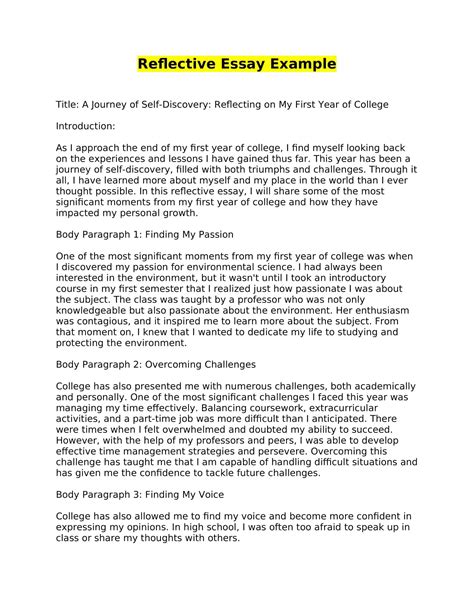 Download Class Reflection Paper 
