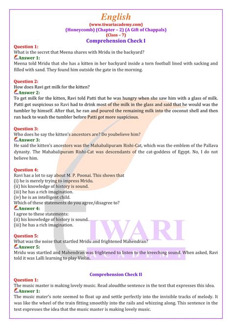 Read Online Class Vii Exercise 2 Tiwari Academy 
