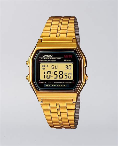 classic casio gold watch