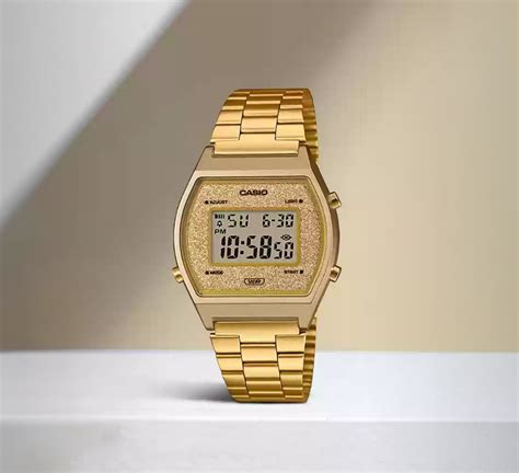 classic casio gold watch