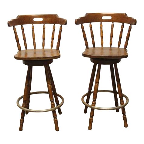 Classic Wooden Bar Chairs