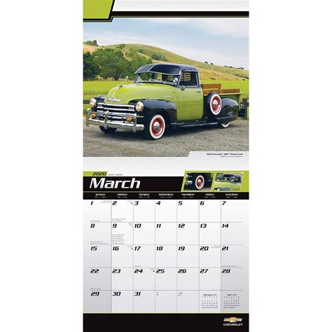 Download Classic Chevy Pickups 2018 12 X 12 Inch Monthly Square Wall Calendar With Foil Stamped Cover Chevrolet Motor Truck English French And Spanish Edition 