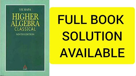 Classical Algebra Sk Mapa Erulinulir