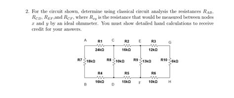 Classical Circuit Theory Solution