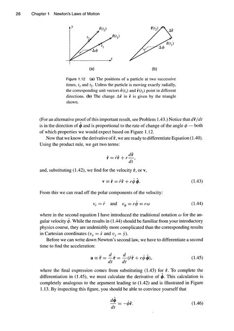 Classical Mechanics Taylor Chapter 1 Solutions